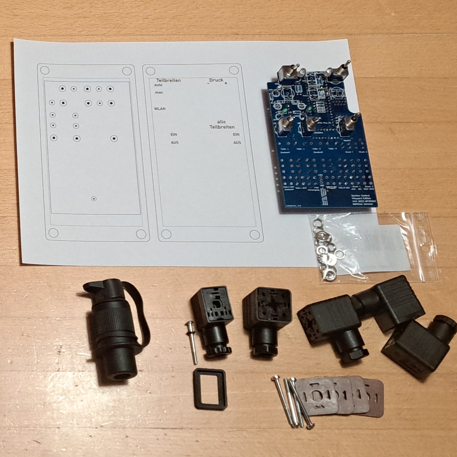 Bausatz Spritzensteuerung 2 Teilbreiten