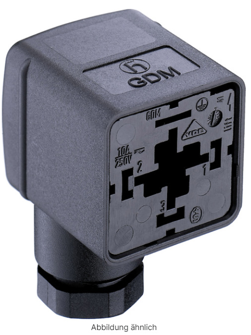 Ventilstecker für die Ansteuerung von Braglia Magnetventilen