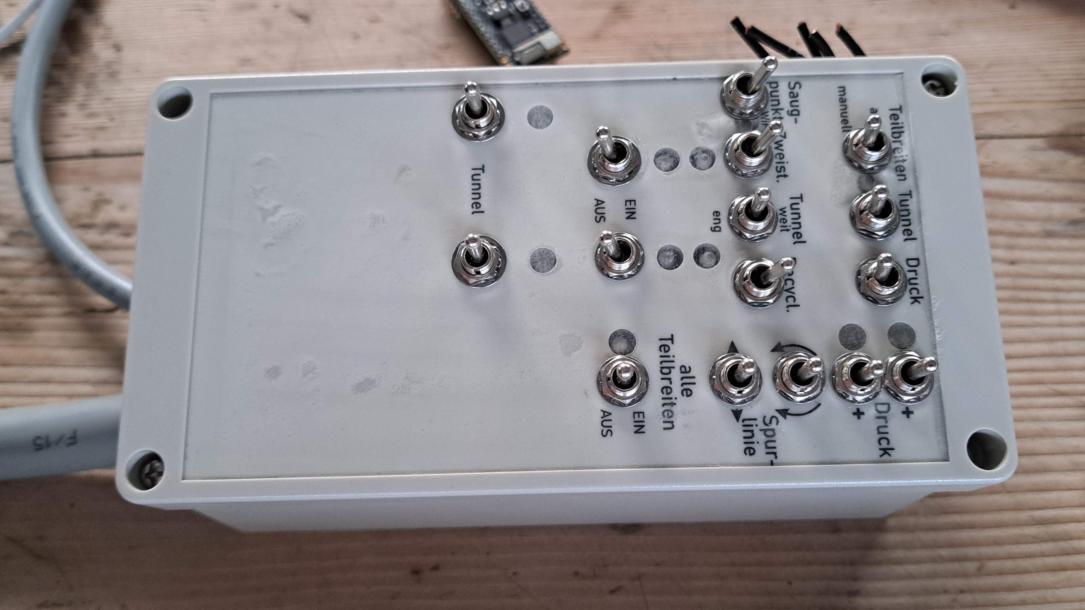 Fernbedienung Spritzensteuerung