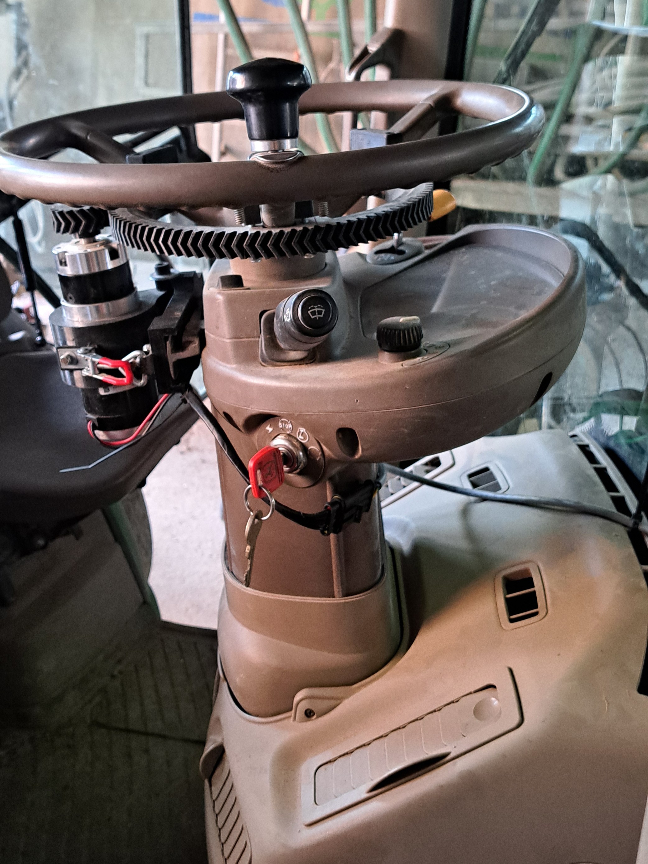 John Deere 6000: Zahnradmotor Montagebeispiel